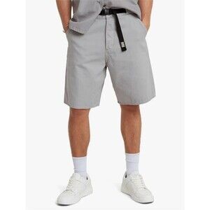 G-STAR Shorts Mens Size 34 Gray Wash Jean Shorts Baggy Relaxed TRAVAIL $130